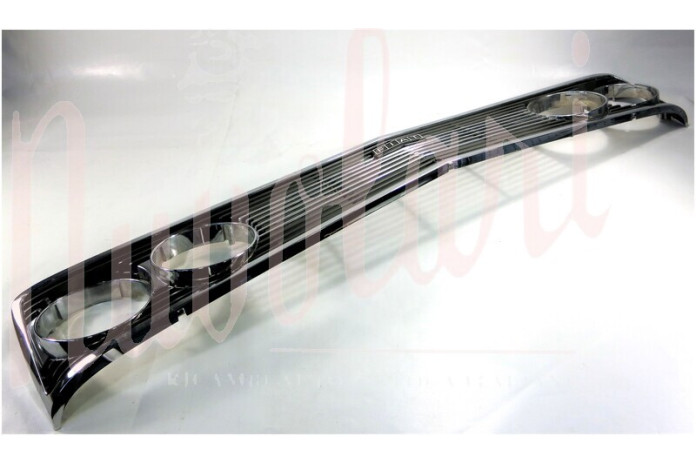 MASCHERINA CENTRALE PLASTICA CROMATA