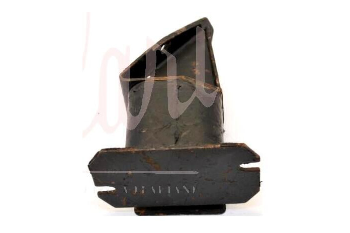 SUPPORTO MOTORE H65 QUADRATO LATO SCARICO CON RIPARO E STAFFA