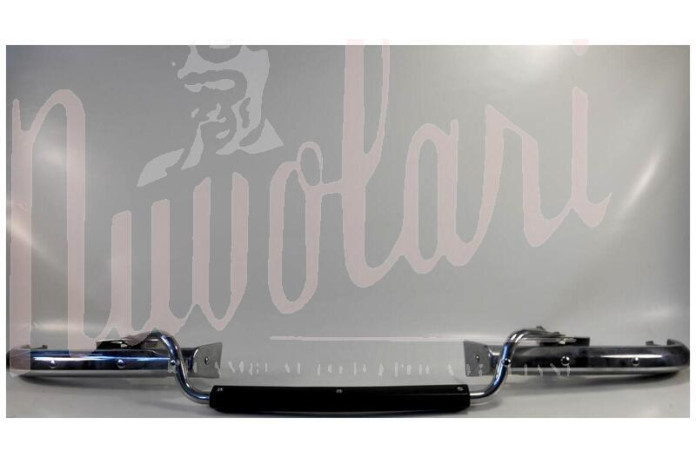 PARAURTI ANTERIORE CROMATO (TUBOLARE CON GOMMA DA COMPLETARE)