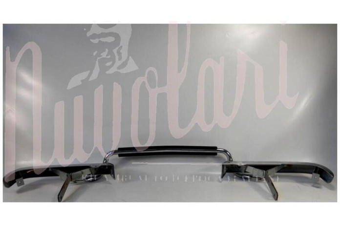 PARAURTI ANTERIORE CROMATO (TUBOLARE CON GOMMA DA COMPLETARE)