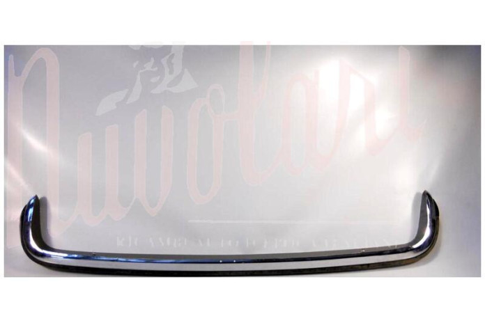 PARAURTI POSTERIORE CROMATO C/GOMMA PER FIAT 124 SPECIAL 1400 