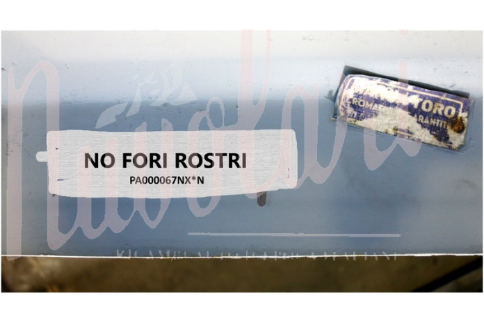 PARAURTI POST CENTRALE S/FORI ROSTRI