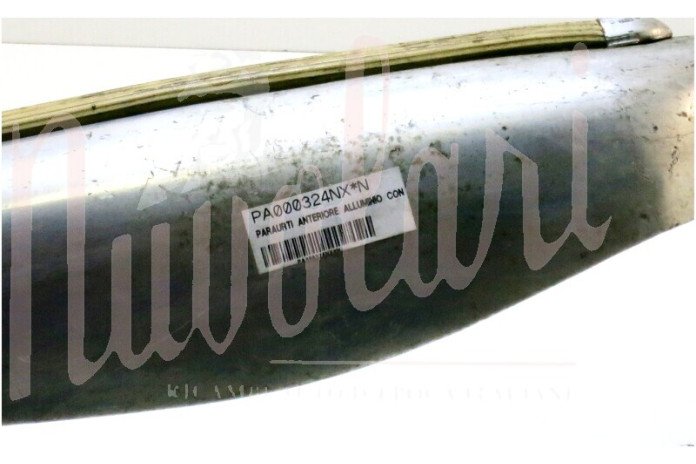 PARAURTI ANTERIORE ALLUMINIO C/GOMMA