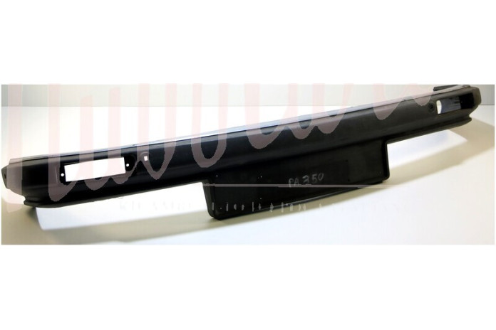 PARAURTI ANTERIORE PLASTICA TARGA GRANDE BORDO GRIGIO