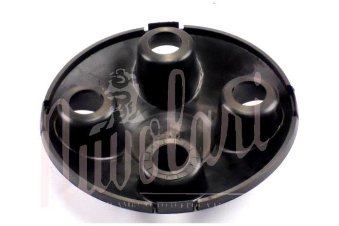 COPPETTA RUOTA IN PLASTICA NERA D/16