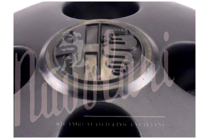 COPPETTA RUOTA IN PLASTICA NERA D/16