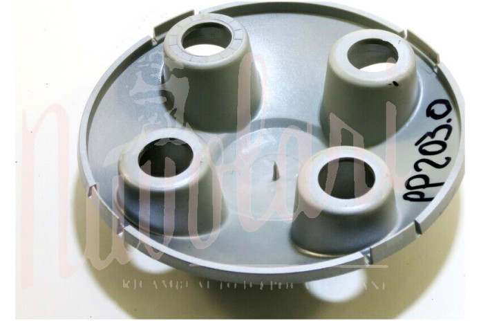 COPPETTA RUOTA IN PLASTICA GRIGIA D/16