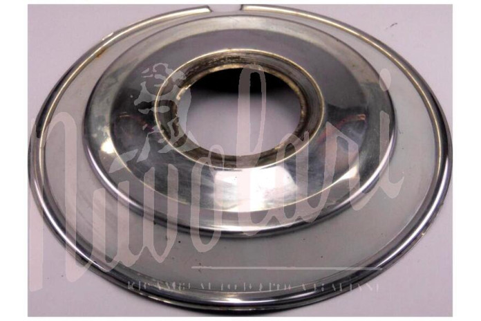 CERCHIO RUOTA INOX FASCIA BIANCA