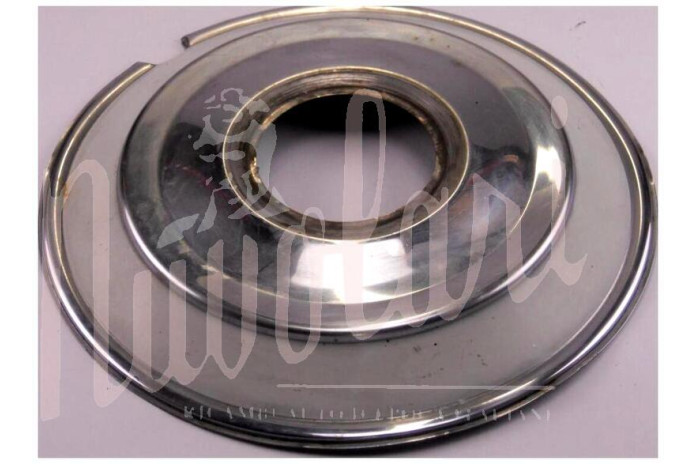 CERCHIO RUOTA INOX FASCIA BIANCA