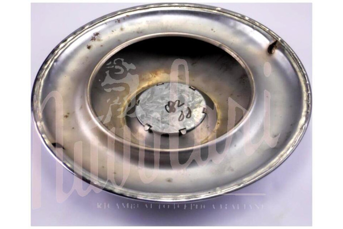 COPPA RUOTA CROMATA STEMMA NERO