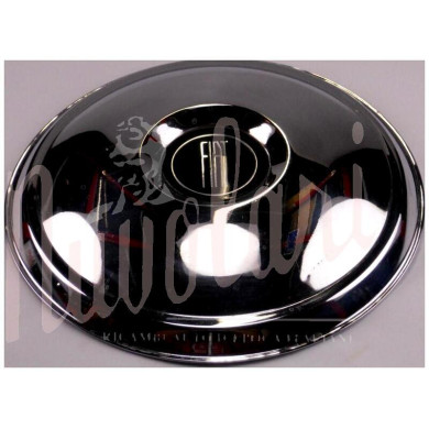 COPPA RUOTA CROMATA STEMMA NERO