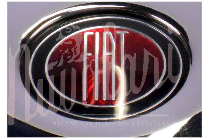 COPPA RUOTA CROMATO LOGO ROSSO