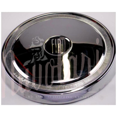 COPPA RUOTA CROMATO STEMMA NERO