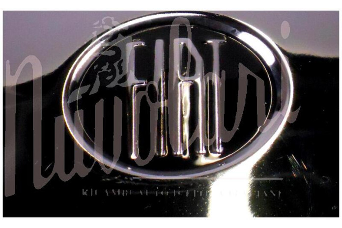 COPPA RUOTA CROMATO STEMMA NERO