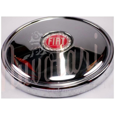 COPPA RUOTA CROMATA LOGO PLASTICA