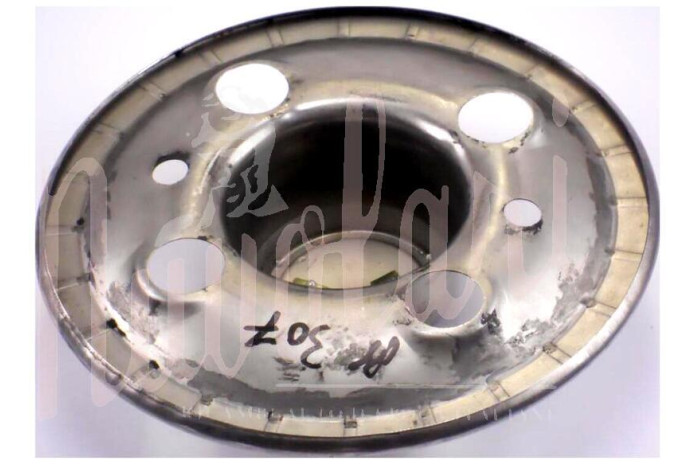 COPPETTA RUOTA INOX CANE