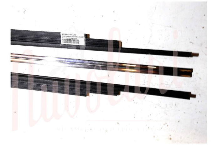 COPPIA MODANATURE SOTTOPORTE (COMPLETA DI CROMATURA)