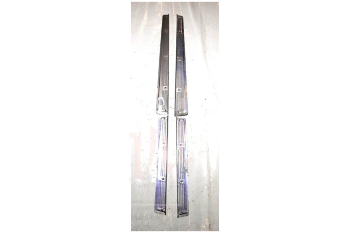 SERIE 4 PEZZI  BATTICALCAGNO ESTERNO ANTE POST ALLUMINIO