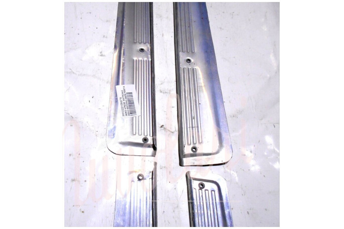 SERIE 4 PEZZI  BATTICALCAGNO ESTERNO ANTE POST ALLUMINIO