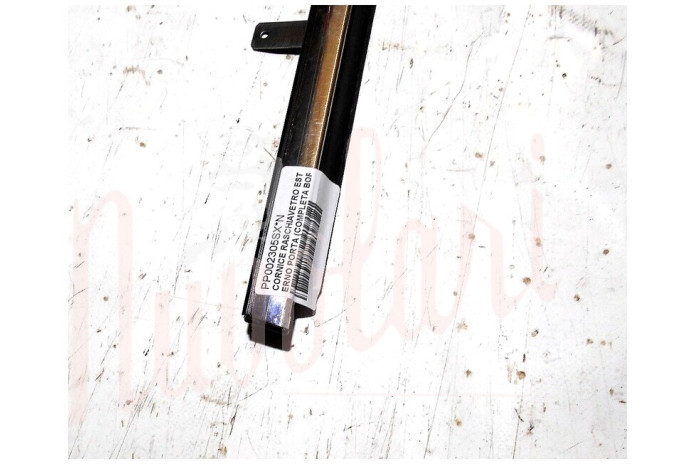 CORNICE RASCHIAVETRO ESTERNO PORTA (COMPLETA BORDO IN PLASTICA)