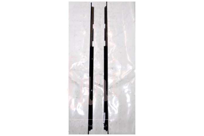COPPIA CORNICE RASCHIAVETRO ESTERNO PORTA ANTERIORE (COMPLETO)
