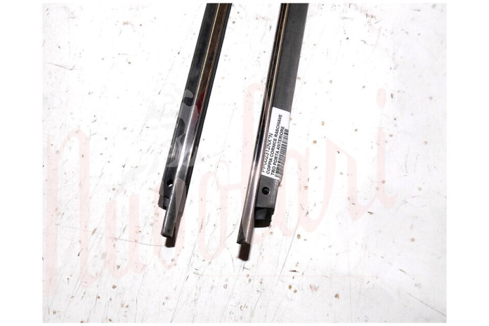 COPPIA CORNICE RASCHIAVETRO ESTERNO PORTA ANTERIORE (COMPLETO)