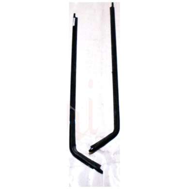 COPPIA CORNICE RASCHIAVETRO ESTERNO POSTERIORE (COMPLETA NERA)