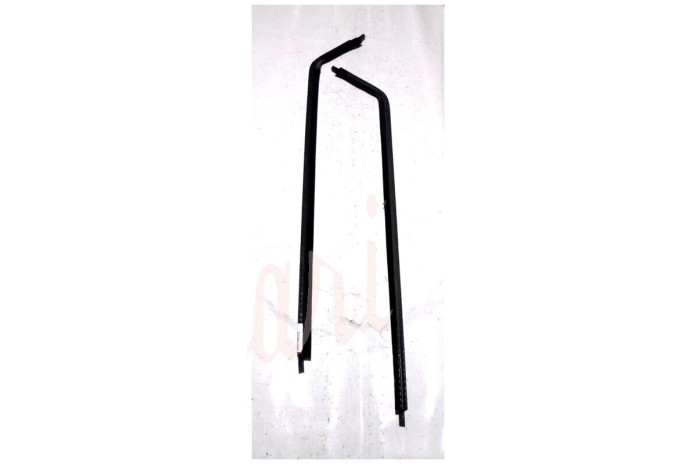 COPPIA CORNICE RASCHIAVETRO ESTERNO POSTERIORE (COMPLETA NERA)