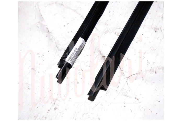 COPPIA CORNICE RASCHIAVETRO ESTERNO POSTERIORE (COMPLETA NERA)
