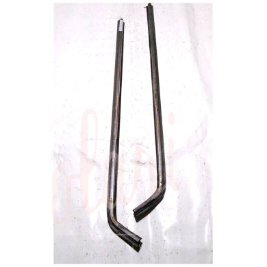 COPPIA CORNICE RASCHIAVETRO ESTERNO POST (COMPLETA CROMATA)