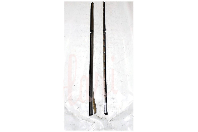 COPPIA CORNICE RASCHIAVETRO ESTERNO PORTA ANTERIORE (COMPLETA)