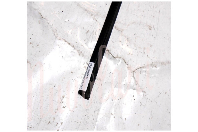 CORNICE RASCHIAVETRO ESTERNO PORTA (COMPLETA NERA)