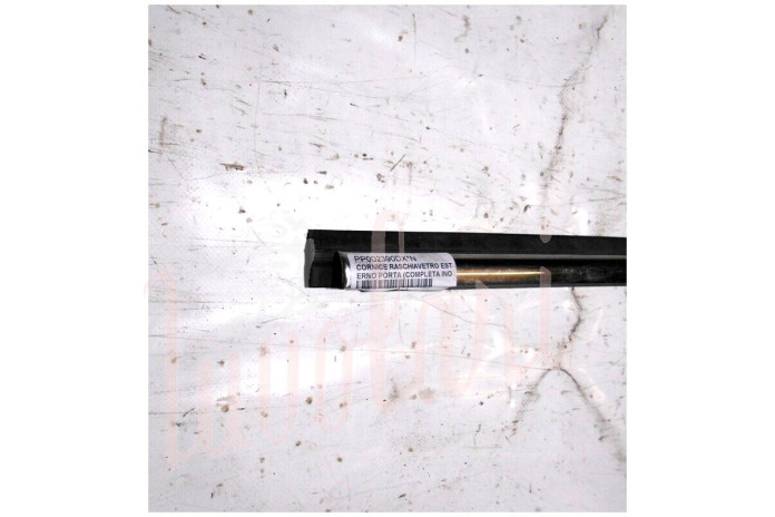 CORNICE RASCHIAVETRO ESTERNO PORTA (COMPLETA INOX)