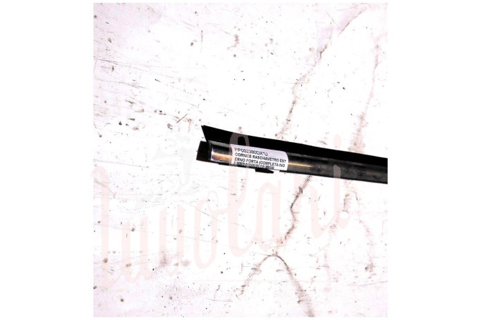 CORNICE RASCHIAVETRO ESTERNO PORTA (COMPLETA INOX)