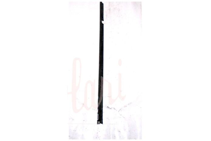 CORNICE RASCHIAVETRO ESTERNO PORTA (COMPLETA INOX)