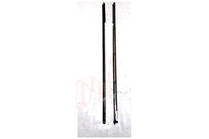 COPPIA CORNICE RASCHIAVETRO INTERNO PORTA (COMPLETA NERA)