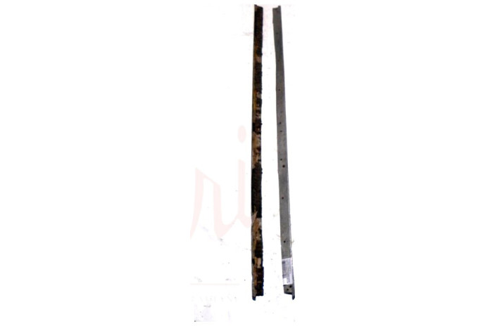 COPPIA CORNICE RASCHIAVETRO ESTERNO PORTA (ALLUMINIO)