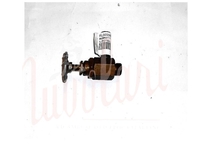 RUBINETTO RISCALDAMENTOSIL (ROTELLA IN ALLUMINIO CON RACCORDO)