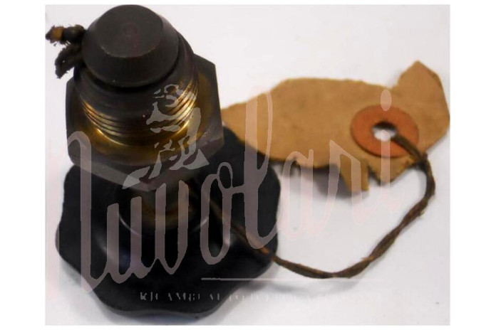 RUBINETTO RISCALDAMENTO(ROTELLA NERA IN PLASTICA)