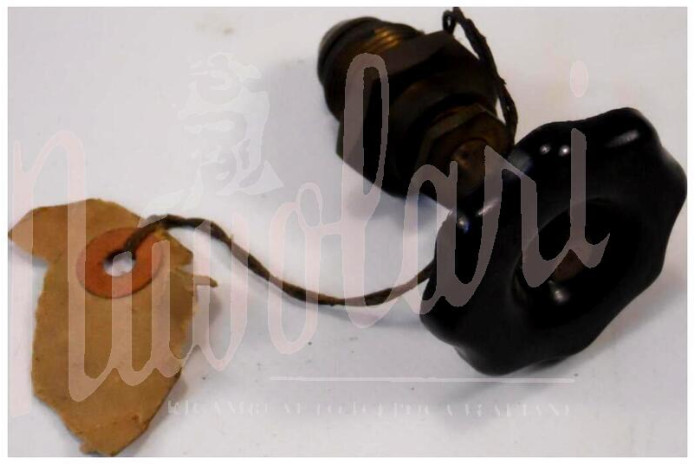 RUBINETTO RISCALDAMENTO(ROTELLA NERA IN PLASTICA)