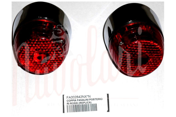 COPPIA FANALINI POSTERIORI ROSSI (REPLICA)