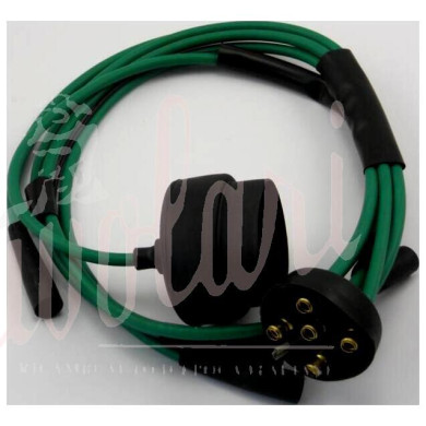 SERIE CAVI CANDELE VERDI CORTO PER ALFA ROMEO SPIDER JUNIOR 1,6 2°SERIE 