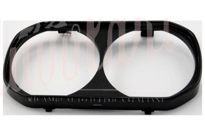 CORNICE FARO DOPPIO PLAST. NERA