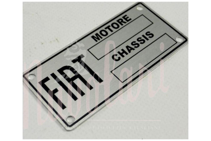 ETICHETTA IDENTIFICATIVA FIAT