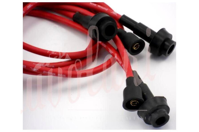 SERIE CAVI CANDELE ROSSI SILICONE