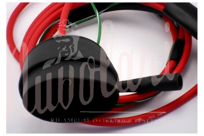 SERIE CAVI CANDELE ROSSI SILIC BOBINA LUNGO Cm 85