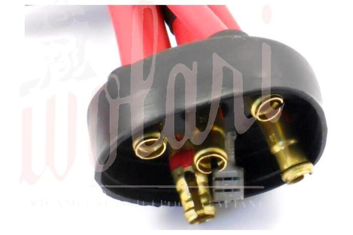 SERIE CAVI CANDELE ROSSI SILIC BOBINA LUNGO Cm 85