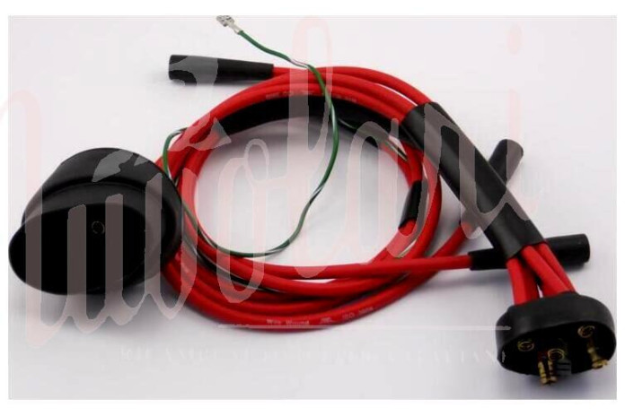 SERIE CAVI CANDELE ROSSI SILIC BOBINA LUNGO Cm 85