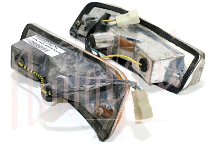 COPPIA FANALINI ANTERIORI OLSA BIANCO/ARANCIO