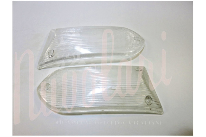 COPPIA LENTI FANALINI ANTERIORI CARELLO BIANCHI